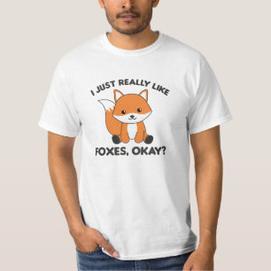 Camiseta Me Gusta Realmente Foxes Ok Funny Fox