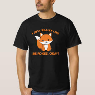 Camiseta Me Gusta Realmente Foxes Ok Funny Fox