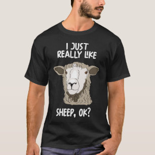 Camiseta Me Gusta Realmente La Oveja Bien