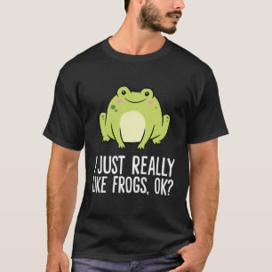 Camiseta Me Gusta Realmente La Rana Funny Ok