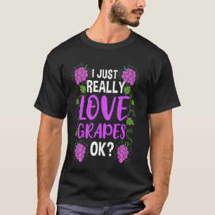 Camiseta Me Gusta Realmente La Uva Bien