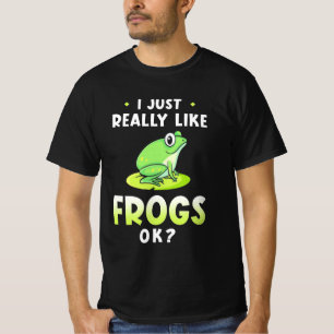 Camiseta Me Gusta Realmente Las Ranas