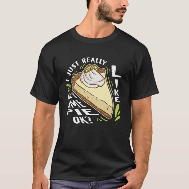 Camiseta Me Gusta Realmente Lime Pie Ok Pullover Hoodie (Anverso)