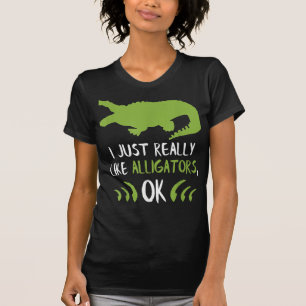 Camiseta Me Gusta Realmente Que Los Aligadores Regalos Croc
