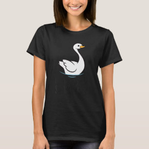 Camiseta Me Gusta Realmente Que Los Cisnes Bien Cano