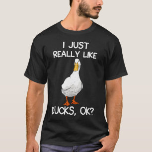Camiseta Me Gusta Realmente Que Los Ducks Alarguen A Los Du