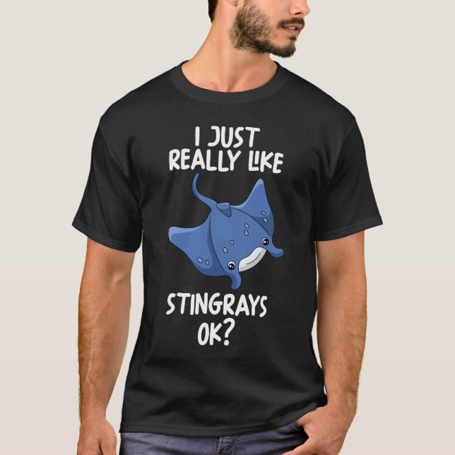 Camiseta Me Gusta Realmente Stingrays Ok (Anverso)