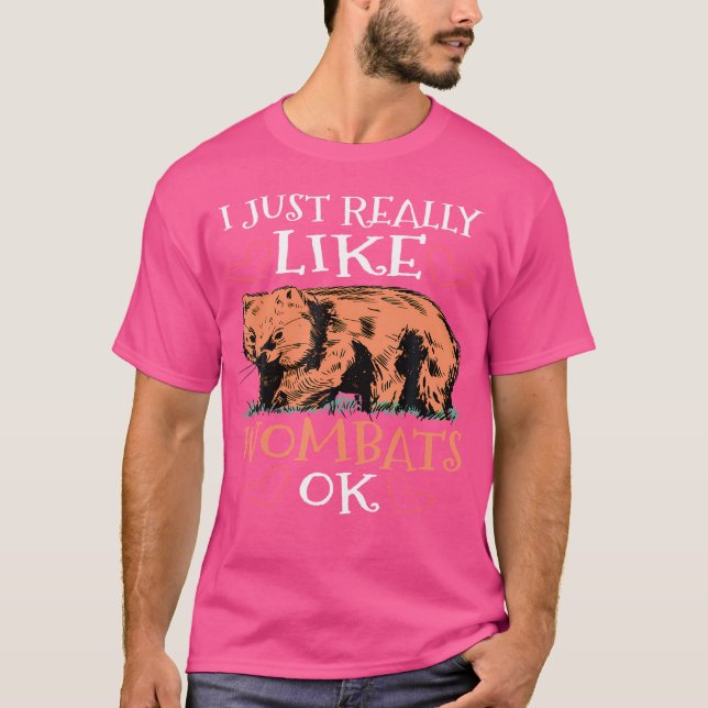 Camiseta Me Gusta Realmente Wombats Ok (Anverso)
