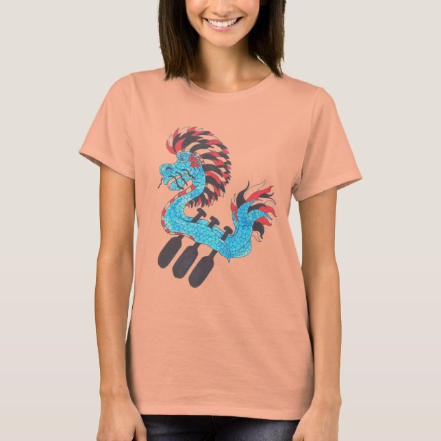Camiseta Me gusta remar duro (Anverso)