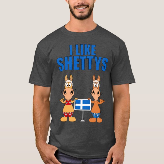 Camiseta Me Gusta Shettys Horses Pferde Reiten Pferd Horse  (Anverso)
