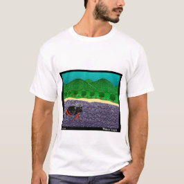 Camiseta Me Gusta Sticks, Black Lab - Stephen Huneck