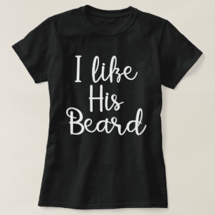 Camiseta me gusta su barba