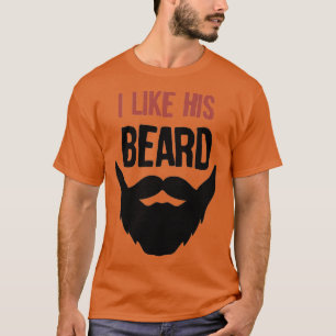 Camiseta me gusta su barba 34