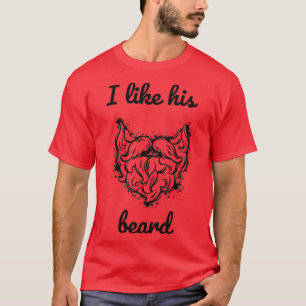 Camiseta Me Gusta Su Barba Esencial Barba