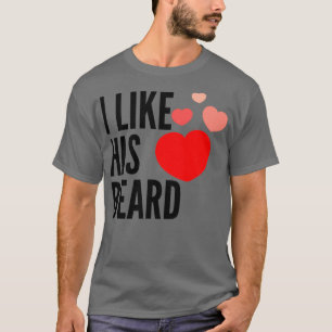 Camiseta Me gusta su barba graciosas citas lindo regalo t 1