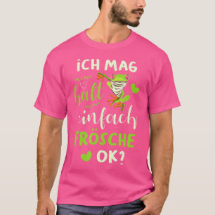Camiseta Me gusta sujetar ranas de acuerdo a un amante de l