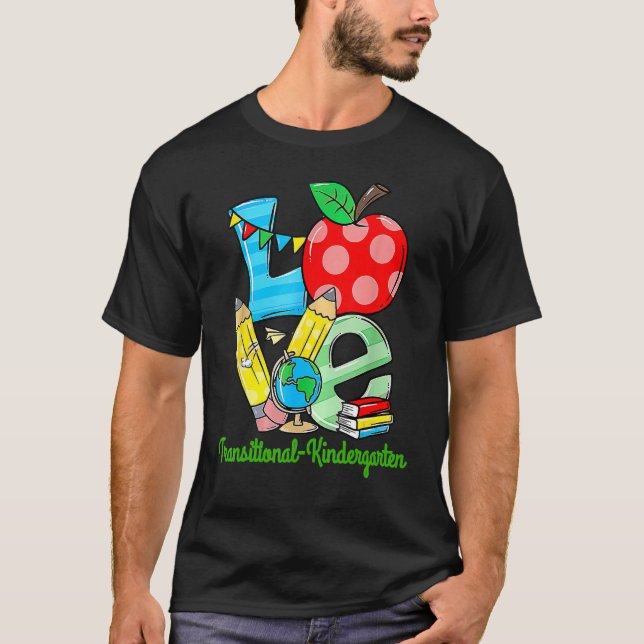 Camiseta Me Gusta Tk Primer Día Del Té De Jardín De Niños T (Anverso)
