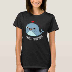 Camiseta Me Gusta Tu Graciosa Pun Ballena Oscura BG