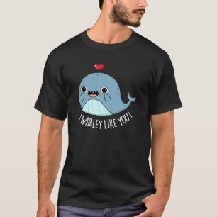 Camiseta Me Gusta Tu Graciosa Pun Ballena Oscura BG