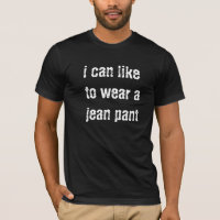 Me gusta usar una jerga de jean pant ZAR