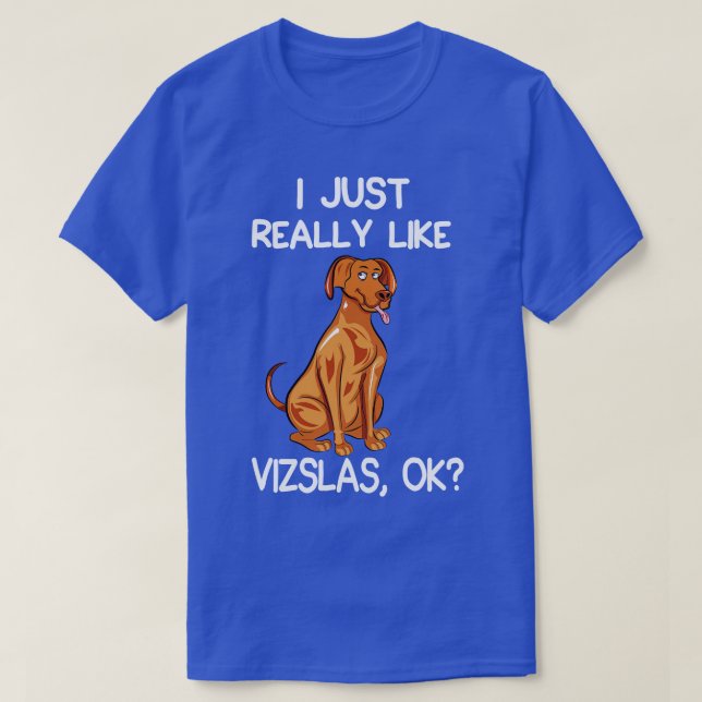 Camiseta Me Gusta Vizslas (Diseño del anverso)
