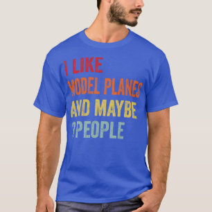 Camiseta Me gusta volar aviones modelo Quizás 3 personas