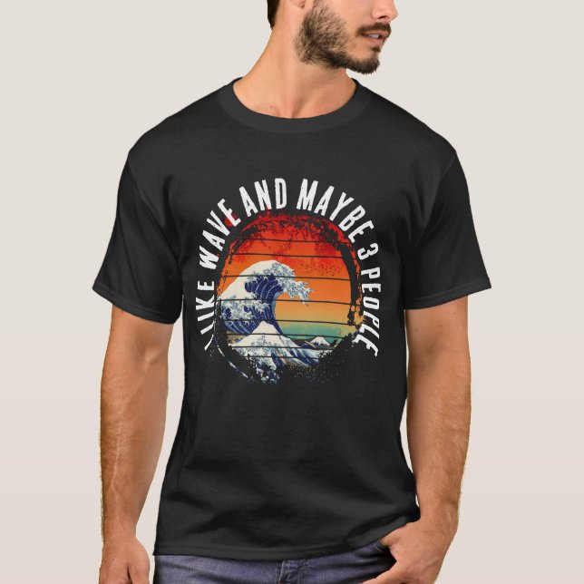 CAMISETA ME GUSTA WAVE Y QUIZÁS 3 PERSONAS (Anverso)