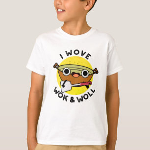 Camiseta Me Gusta Wok Y Woll Funny Wok Pun Chino