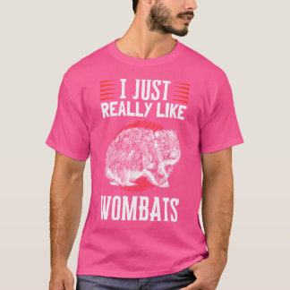Camiseta Me Gusta Wombat, Marsupial Australiano