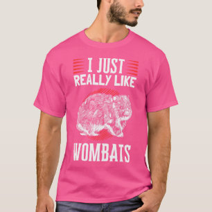 Camiseta Me Gusta Wombat, Marsupial Australiano