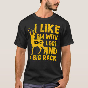 Camiseta Me gusta &x27;em con piernas largas y un gran rack