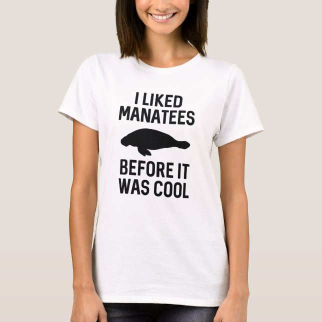 Camiseta Me Gustaban Los Manatíes (Anverso)
