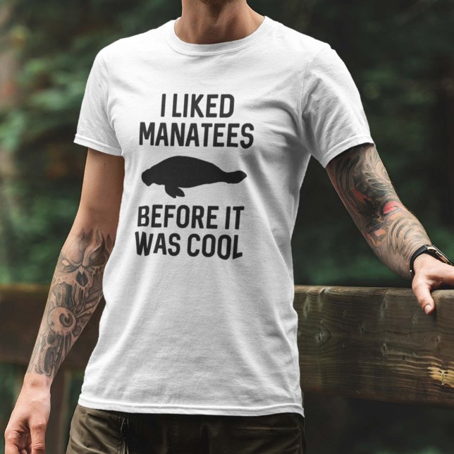 Camiseta Me Gustaban Los Manatíes (I Liked Manatees Before It Was Cool Shirt)