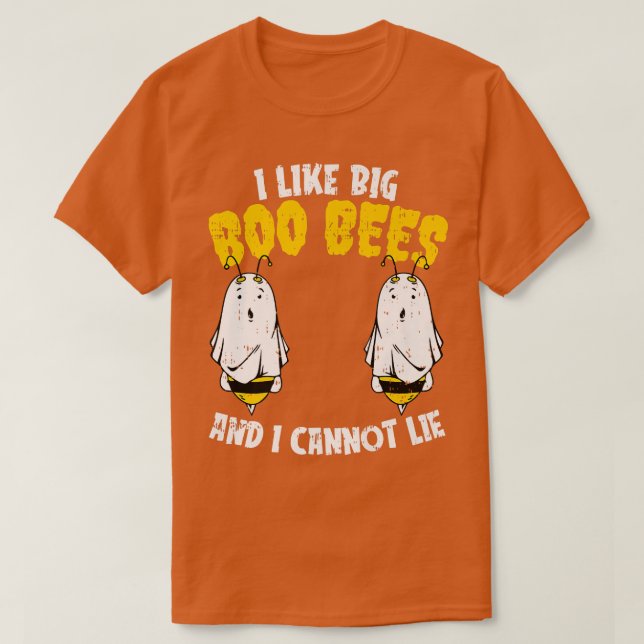 Camiseta Me Gustan Las Abejas De Boo Y No Puedo Mentir Boo  (Diseño del anverso)