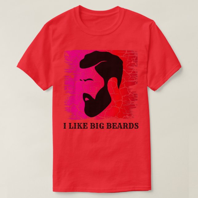Camiseta Me gustan las barbas 32 (Diseño del anverso)