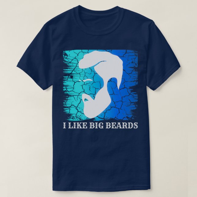 Camiseta Me gustan las barbas 33 (Diseño del anverso)