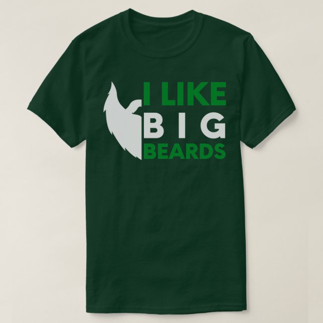 Camiseta Me gustan las barbas 34 (Diseño del anverso)