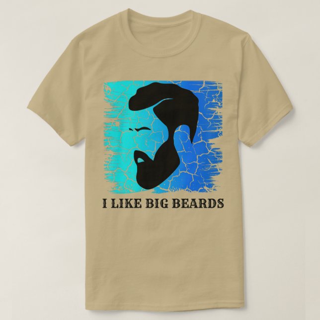 Camiseta Me gustan las barbas grandes 24 (Diseño del anverso)