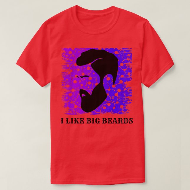 Camiseta Me gustan las barbas grandes 29 (Diseño del anverso)