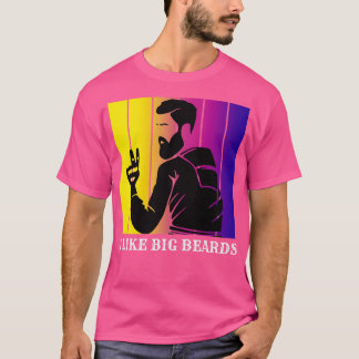 Camiseta Me gustan las barbas grandes 4