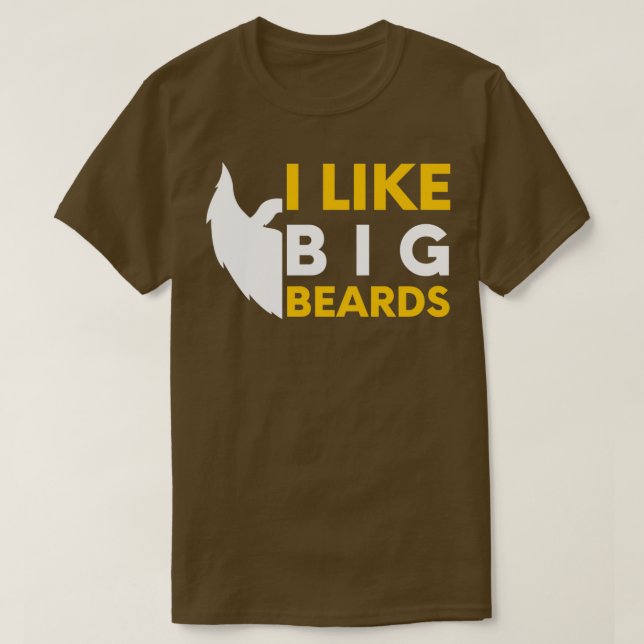 Camiseta Me gustan las barbas grandes 7 (Diseño del anverso)