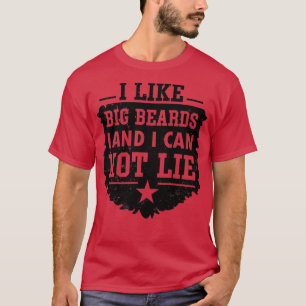 Camiseta Me gustan las barbas grandes y no puedo mentir el 