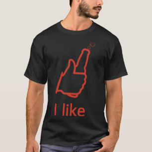 Camiseta Me gustan las bebidas en Facebook Thumb Beer Gin m