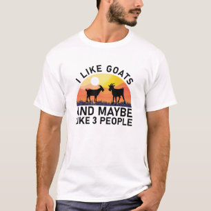 Camiseta Me Gustan Las Cabras Y Quizá 3 Personas