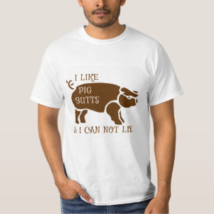 Camiseta Me Gustan Las Cerdo Y No Puedo Mentir.