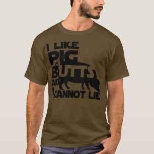 Camiseta Me gustan las nalgas de cerdo