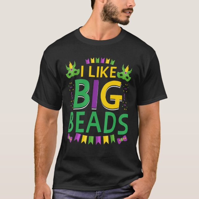 Camiseta Me Gustan Las Pájaras Grandes Noches Nola Mardi Gr (Anverso)