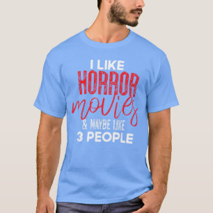 Camiseta Me gustan las películas de terror Halloween Pelícu