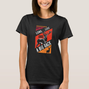 Camiseta Me Gustan Las Piernas Largas Y La Caza De Cervezas