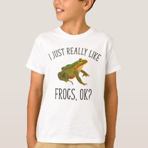 Camiseta Me Gustan Las Ranas, ¿De Acuerdo? Rana divertida